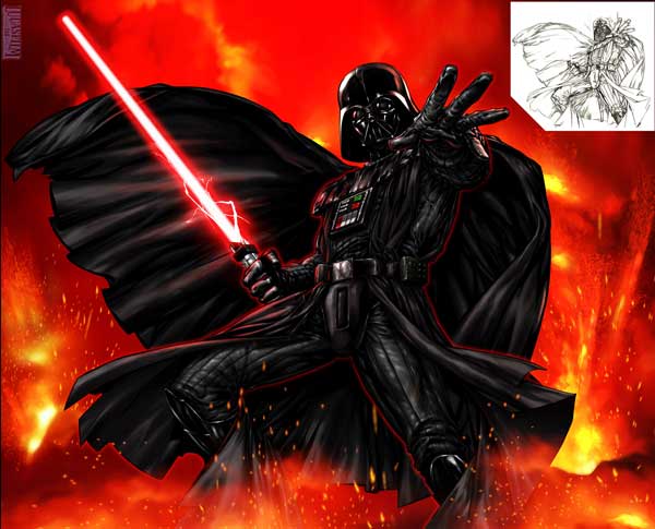 Mocný Darth Vader